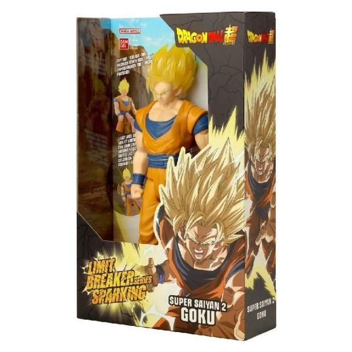 Figurine géante Limit Breaker 30 cm Super Saiyan 2 Goku - Sparking Goku Son et Lumiere - BANDAI - Dragon Ball Super Figurine géante Limit Breaker 30 cm Super Saiyan 2 Goku - Sparking Goku Son et Lumiere - BANDAI - Dragon Ball Super