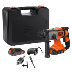 Perforateur BLACK+DECKER BCD900E2K-QW SDS sans fil - 18V - avec 2 batt