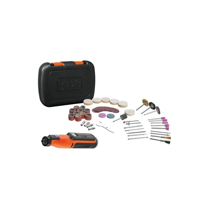 Multi-outil rotatif sur batterie BCRT8IK-XJ 7,2 V BLACK et DECKER - 53
