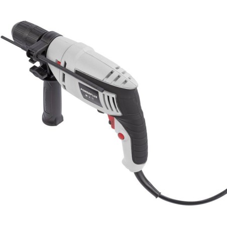 Perceuse a percussion - POWERPLUS - 600 W - 35 000 a 48 000 coups / min - Perce le bois / acier / béton