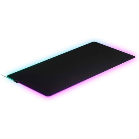 Tapis de souris gaming - STEELSERIES - QcK Prism Cloth 3XL - RGB - Noi