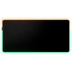 Tapis de souris gaming - STEELSERIES - QcK Prism Cloth 3XL - RGB - Noi
