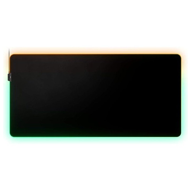 Tapis de souris gaming - STEELSERIES - QcK Prism Cloth 3XL - RGB - Noir Tapis de souris gaming - STEELSERIES - QcK Prism Cloth 3XL - RGB - Noir