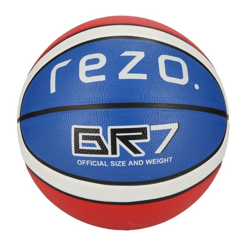 Ballon de Basketball en caoutchouc - Taille 5 - Bleu