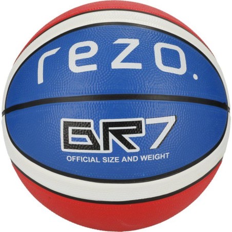 Ballon de Basketball en caoutchouc - Taille 5 - Bleu