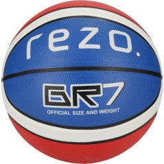 Ballon de Basketball en caoutchouc - Taille 7 - Bleu