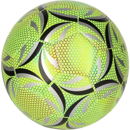Ballon de Football gonflable - Chiba - Phosphorescent - Taille 5 - Vert