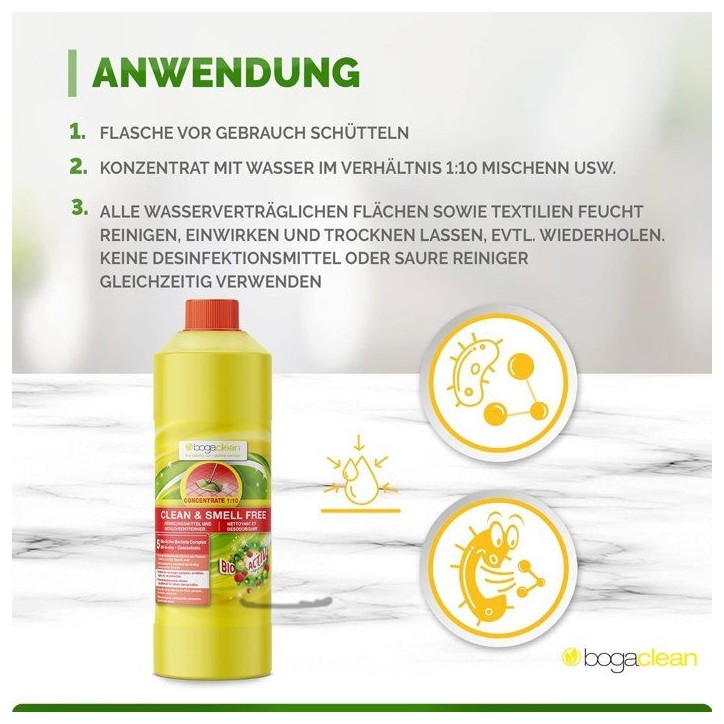 Nettoyant concentré - VETOCANIS - Bogar - 100 ml - Sans odeur - Multi-usage - Désodorisant Nettoyant concentré - VETOCANIS - Bogar - 100 ml - Sans odeur - Multi-usage - Désodorisant