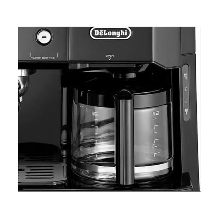 Machine a espresso combiné - DELONGHI - BCO416.1.B - 15 bars - Noir Machine a espresso combiné - DELONGHI - BCO416.1.B - 15 bars - Noir