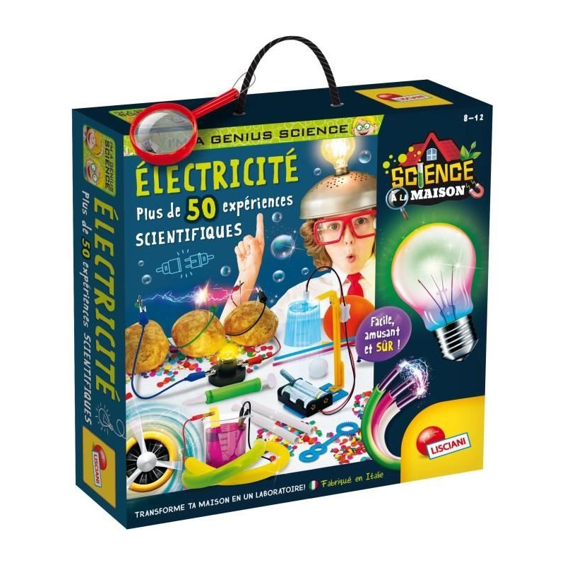 Génius Science - jeu scientifique - l'électricité - 50 expériences