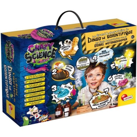 Crazy science - jeu scientifique - Dingo le scientifique - 7 kits exp