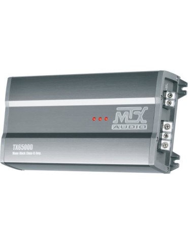 MTX TX6500D Amplificateur voiture Classe-D 1x500W RMS 2 Télécommande EBC Filtres variables