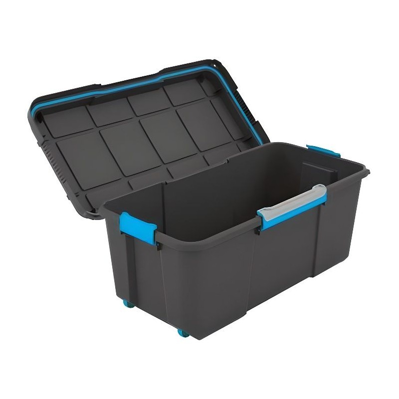 KIS | SCUBA BOX 80 L, Rangement, Noir, 78 x 39,5 x 35 cm