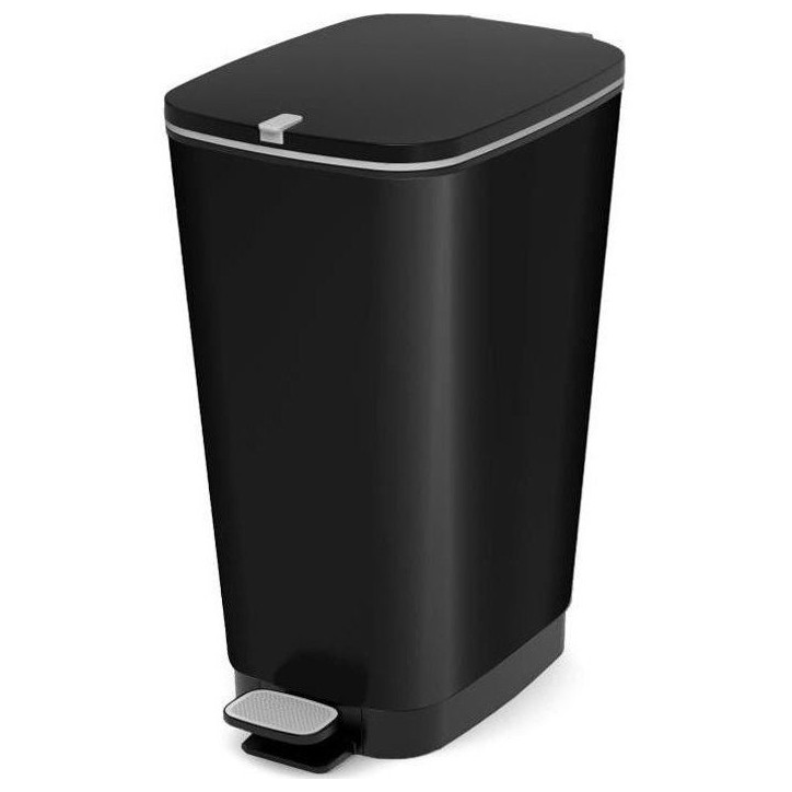 KIS Poubelle a pédale Chic Bin Style - 42.5L - Noir KIS Poubelle a pédale Chic Bin Style - 42.5L - Noir