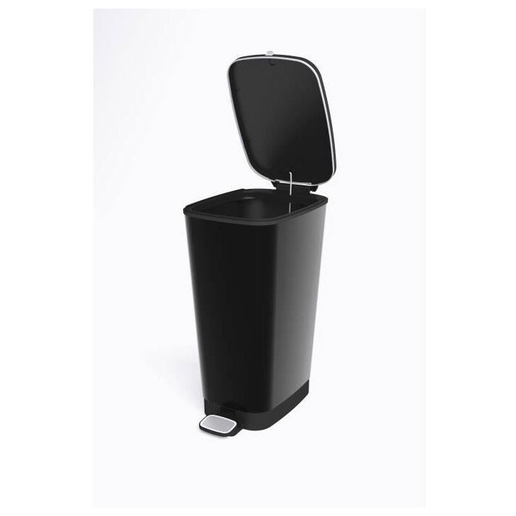 KIS Poubelle a pédale Chic Bin Style - 42.5L - Noir KIS Poubelle a pédale Chic Bin Style - 42.5L - Noir