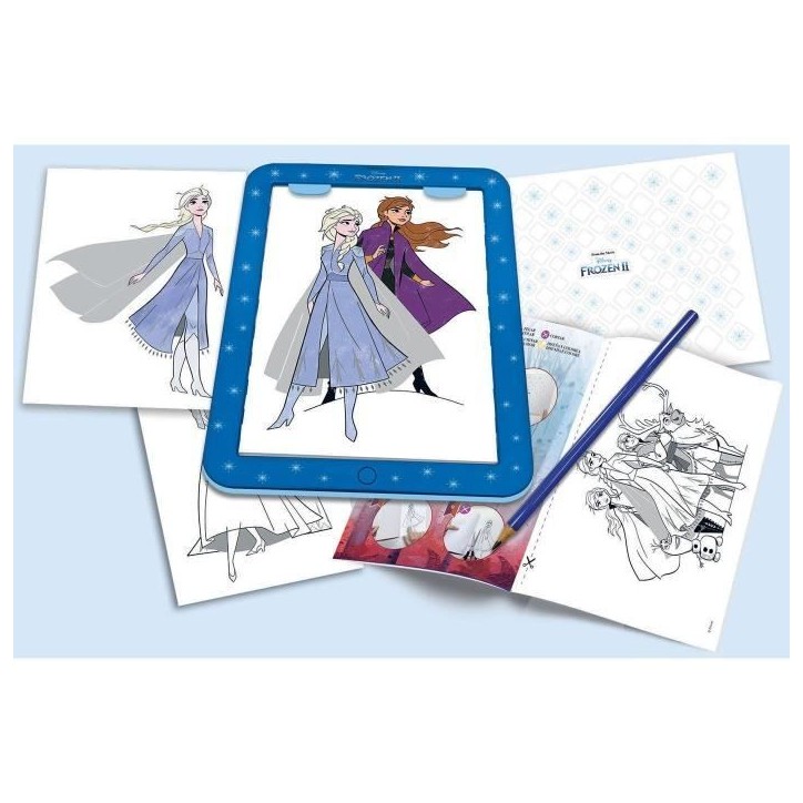 Tablette de dessin - EDUCA - Disney La Reine des Neiges - Lumineuse avec 25 modeles - Des 5 ans Tablette de dessin - EDUCA - Disney La Reine des Neiges - Lumineuse avec 25 modeles - Des 5 ans