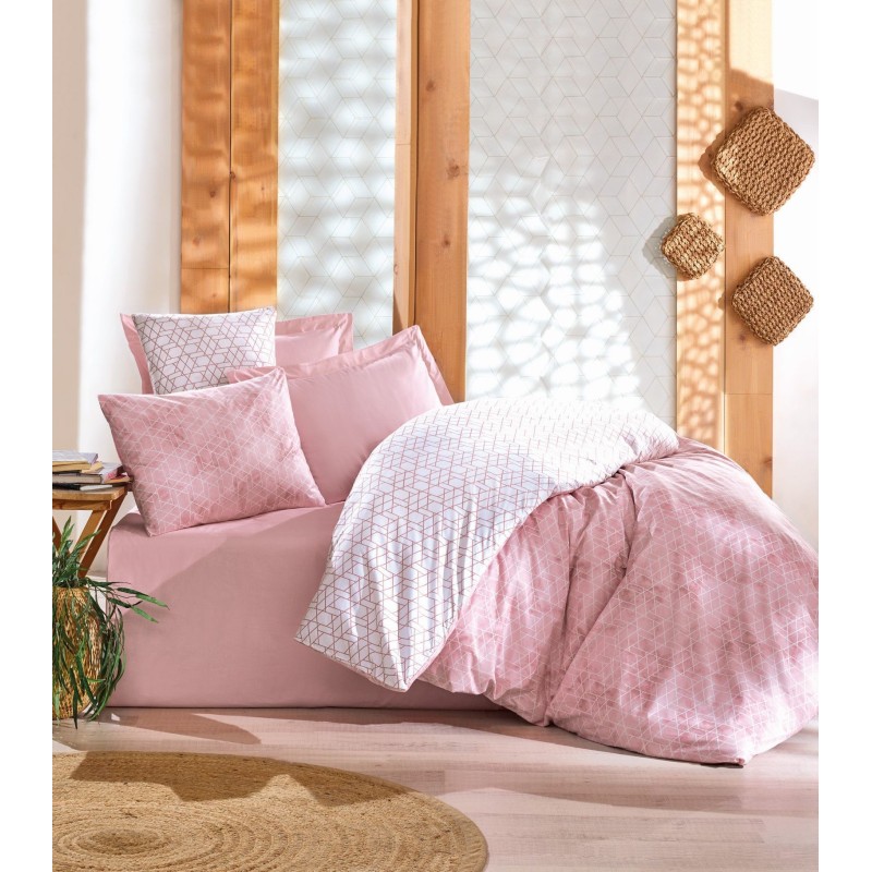 Parure de lit - 1 housse de couette 140 x 200 cm + 2 taies d'oreiller