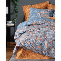 Parure de lit - 1 housse de couette 140 x 200 cm + 2 taies d'oreiller