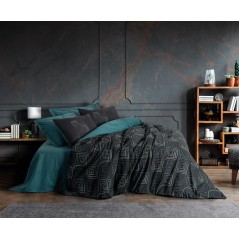 Parure de lit - 1 housse de couette 140 x 200cm + 1 taies d'oreiller 6