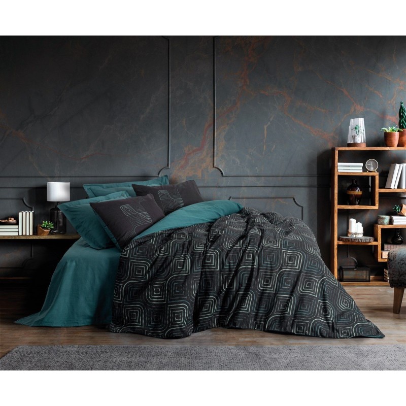 Parure de lit - 1 housse de couette 140 x 200cm + 1 taies d'oreiller 6