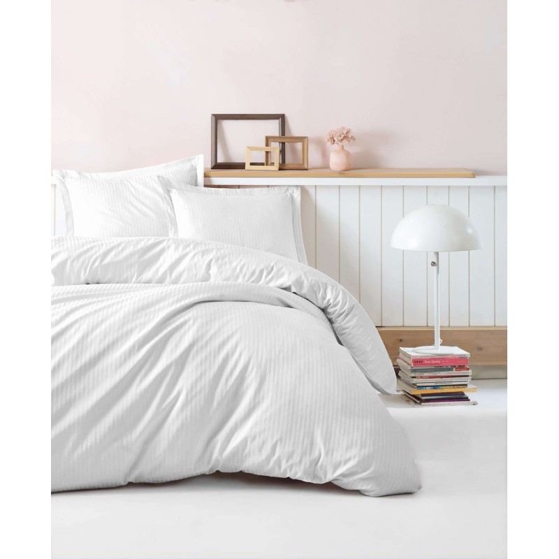 Parure de lit - 1 housse de couette 140 x 200cm + 1 taies d'oreiller 6