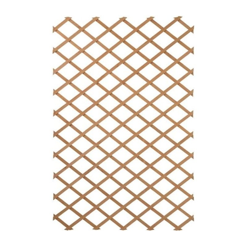 Nature Palissade de jardin 50 x 150 cm Bois Naturel 419736
