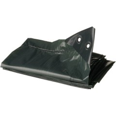 Bâche de protection pour tas bois ou autres usages - NATURE - 2 x 8 m - 90g/m² - Vert