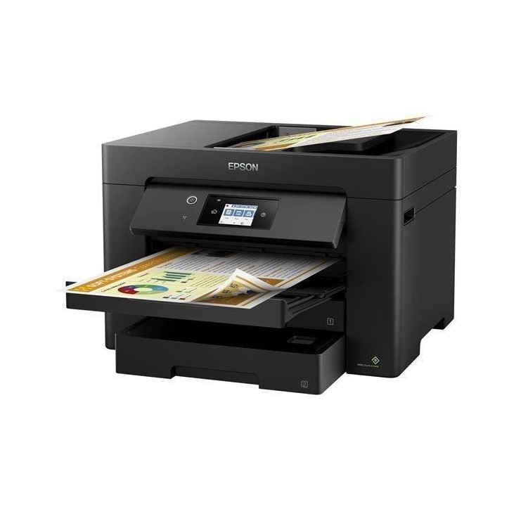 Imprimante multifonctions - EPSON - WorkForce WF-7830DTW - Wi-Fi - Jet d'encre (couleur) - Noir Imprimante multifonctions - EPSON - WorkForce WF-7830DTW - Wi-Fi - Jet d'encre (couleur) - Noir