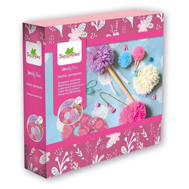 Lovely Box - SYCOMORE - Atelier pompons - Des 7 ans Lovely Box - SYCOMORE - Atelier pompons - Des 7 ans