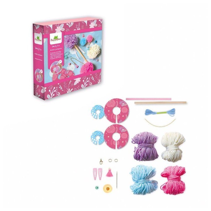 Lovely Box - SYCOMORE - Atelier pompons - Des 7 ans Lovely Box - SYCOMORE - Atelier pompons - Des 7 ans