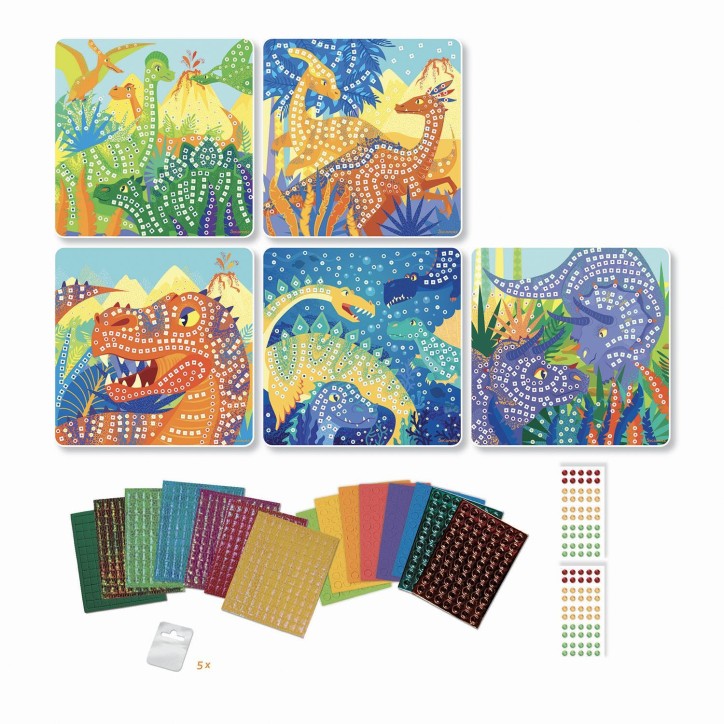 Mosaiques - SYCOMORE - Stick'N Fun - Dinosaures - Des 5 ans Mosaiques - SYCOMORE - Stick'N Fun - Dinosaures - Des 5 ans