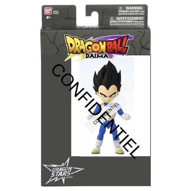 Figurine articulée Dragon Star 17 cm - Mini Vegeta - BANDAI - Dragon Ball Daima Kid Vegeta - 4 ans et +