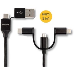 Câble multi-tetes - AUTO T - 540339 - 5 connecteurs