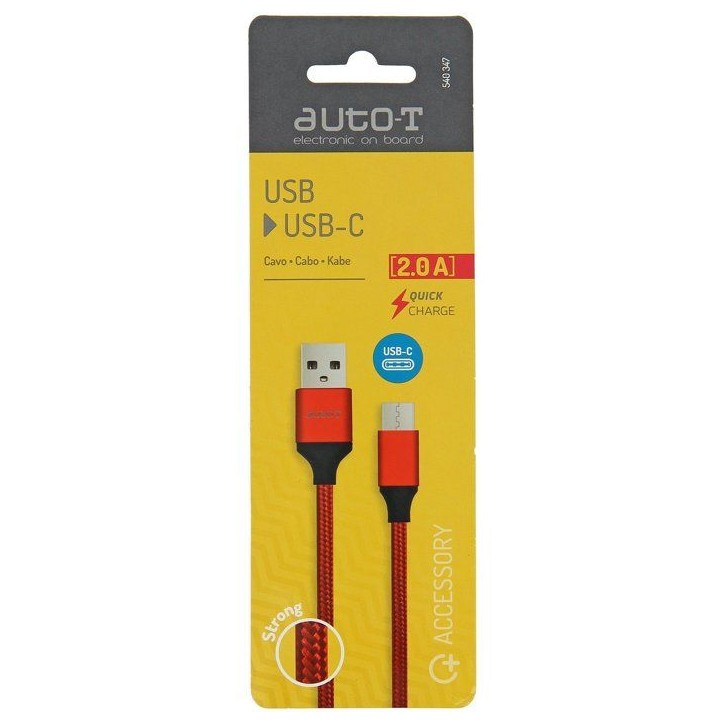 Câble - AUTO T - 540347 - USB 2.0 - USB-C