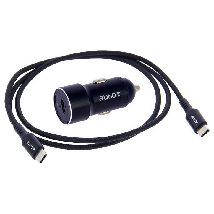 Kit chargeur auto - AUTO T - 540225 - USB-C - 20 W - 5 A Kit chargeur auto - AUTO T - 540225 - USB-C - 20 W - 5 A