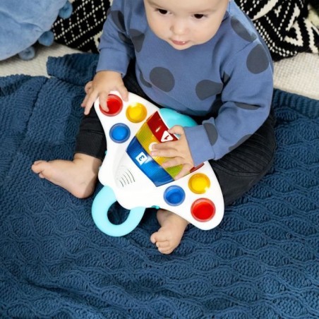 BABY EINSTEIN  RAIE - Jouet intéractif d'éveil sensoriel, musical, apprentissage des couleurs, cadeau bébé 6M+