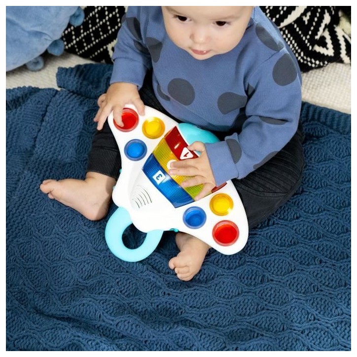 BABY EINSTEIN RAIE - Jouet intéractif d'éveil sensoriel, musical, apprentissage des couleurs, cadeau bébé 6M+ BABY EINSTEIN RAIE - Jouet intéractif d'éveil sensoriel, musical, apprentissage des couleurs, cadeau bébé 6M+