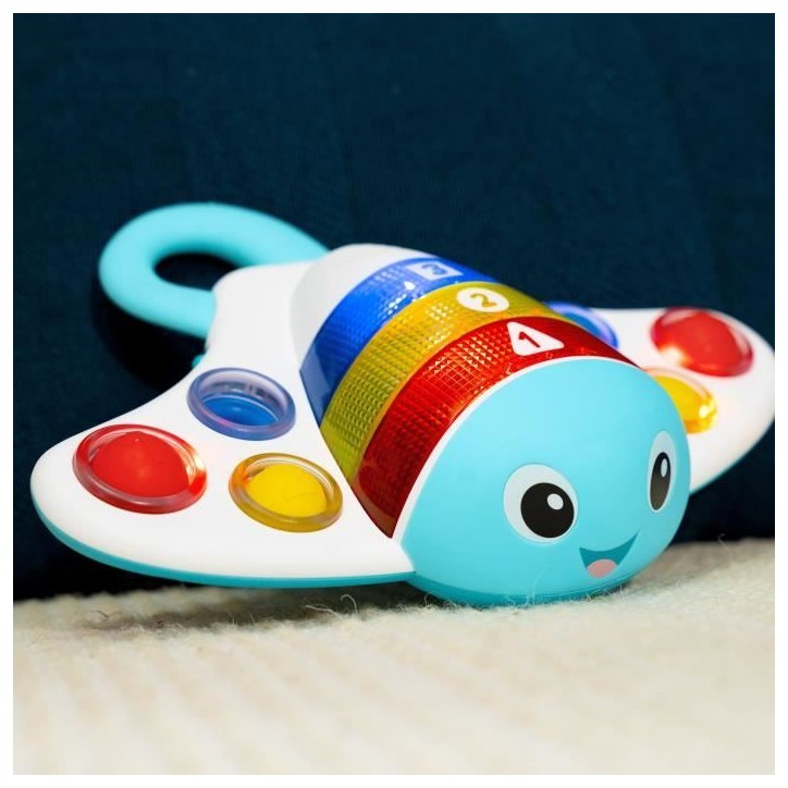 BABY EINSTEIN RAIE - Jouet intéractif d'éveil sensoriel, musical, apprentissage des couleurs, cadeau bébé 6M+ BABY EINSTEIN RAIE - Jouet intéractif d'éveil sensoriel, musical, apprentissage des couleurs, cadeau bébé 6M+