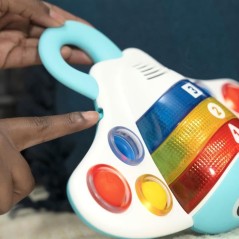 BABY EINSTEIN  RAIE - Jouet intéractif d'éveil sensoriel, musical,