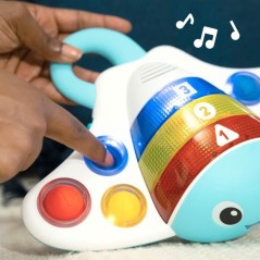 BABY EINSTEIN  RAIE - Jouet intéractif d'éveil sensoriel, musical,