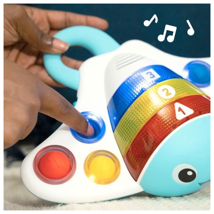 BABY EINSTEIN RAIE - Jouet intéractif d'éveil sensoriel, musical, apprentissage des couleurs, cadeau bébé 6M+ BABY EINSTEIN RAIE - Jouet intéractif d'éveil sensoriel, musical, apprentissage des couleurs, cadeau bébé 6M+