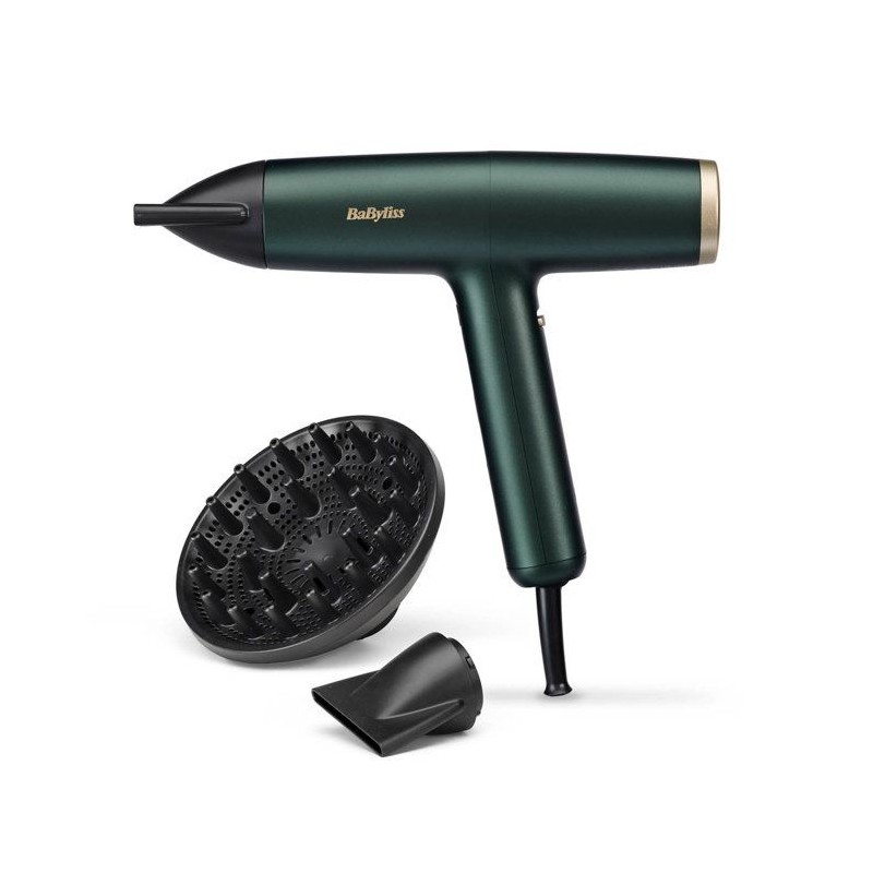 Seche-cheveux - Babyliss - D6555DE - Air Power Pro VERT - Moteur numé