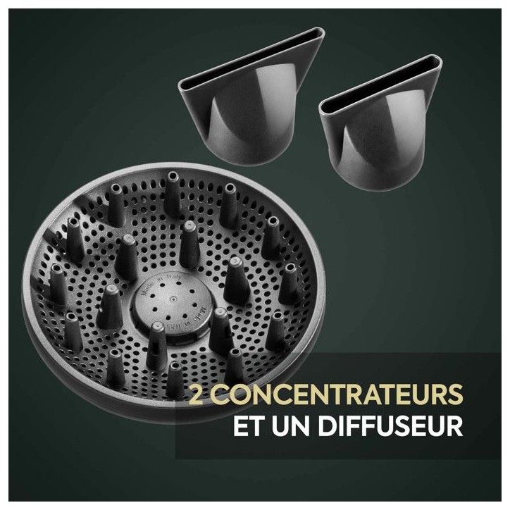 Seche-cheveux - Babyliss - D6555DE - Air Power Pro VERT - Moteur numérique - Systeme ionique - Ultra-silencieux Seche-cheveux - Babyliss - D6555DE - Air Power Pro VERT - Moteur numérique - Systeme ionique - Ultra-silencieux