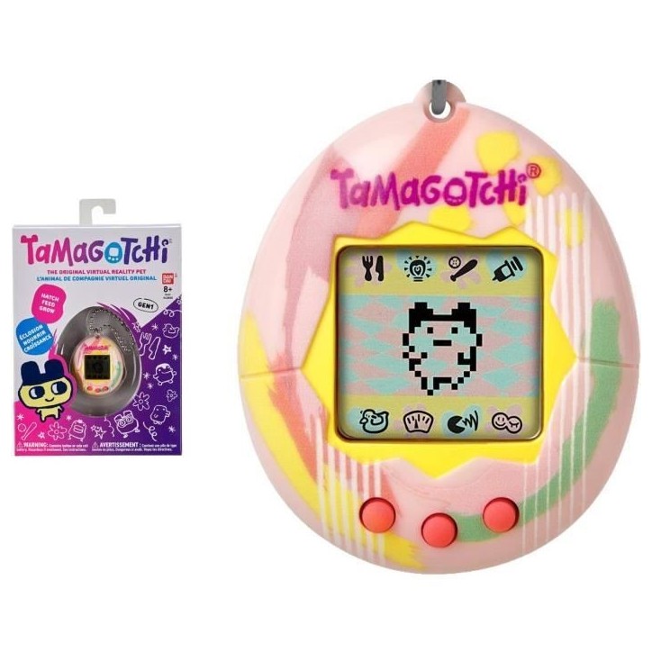 Tamagotchi Original - Bandai - Animal électronique virtuel avec écran et jeux - 42883 Tamagotchi Original - Bandai - Animal électronique virtuel avec écran et jeux - 42883