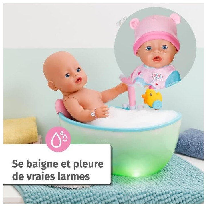 Poupon - BABY BORN - Emma - 10 fonctions - 10 accessoires - Sans piles - 43cm - Des 3 ans Poupon - BABY BORN - Emma - 10 fonctions - 10 accessoires - Sans piles - 43cm - Des 3 ans