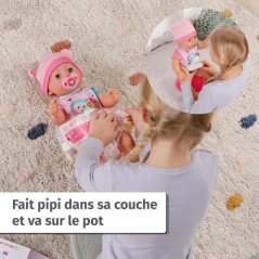 Poupon - BABY BORN - Emma - 10 fonctions - 10 accessoires - Sans piles