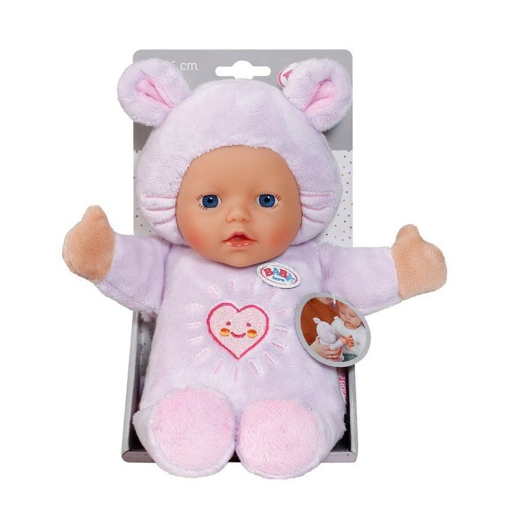 Poupon - BABY BORN - Poupon Souris - Petites oreilles douces et poches pour les doigts - 26 cm - Nouveau-né Poupon - BABY BORN - Poupon Souris - Petites oreilles douces et poches pour les doigts - 26 cm - Nouveau-né