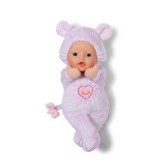 Poupon - BABY BORN - Poupon Souris - Petites oreilles douces et poches pour les doigts - 26 cm - Nouveau-né