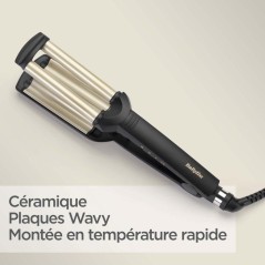 Styler wavy - BABYLISS - C260E - Nano titane céramique - Effet ondul