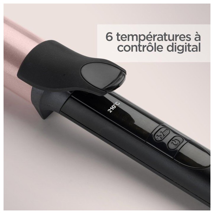 Boucleur 32mm - BABYLISS - C452E - Quartz céramique - Boucles souples - 6 températures Boucleur 32mm - BABYLISS - C452E - Quartz céramique - Boucles souples - 6 températures